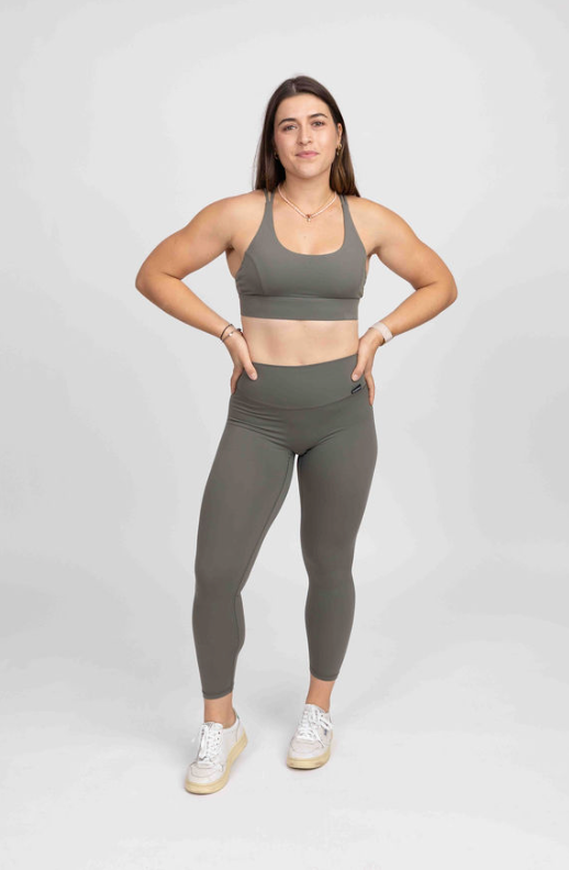 Dalene Leggings V2 - Sage Green (Glutesculpt Effect)
