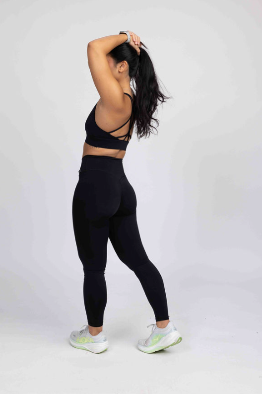 Dalene Leggings V2 - Black (Glutesculpt Effect)