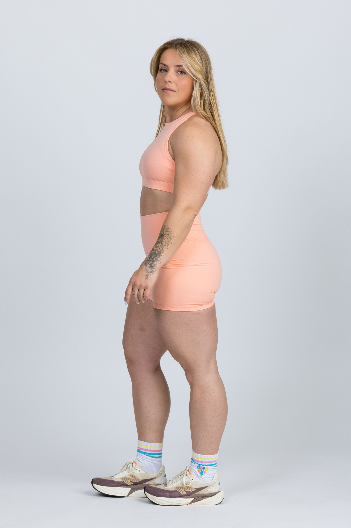 Claire Shorts V3 No Pockets - Peach