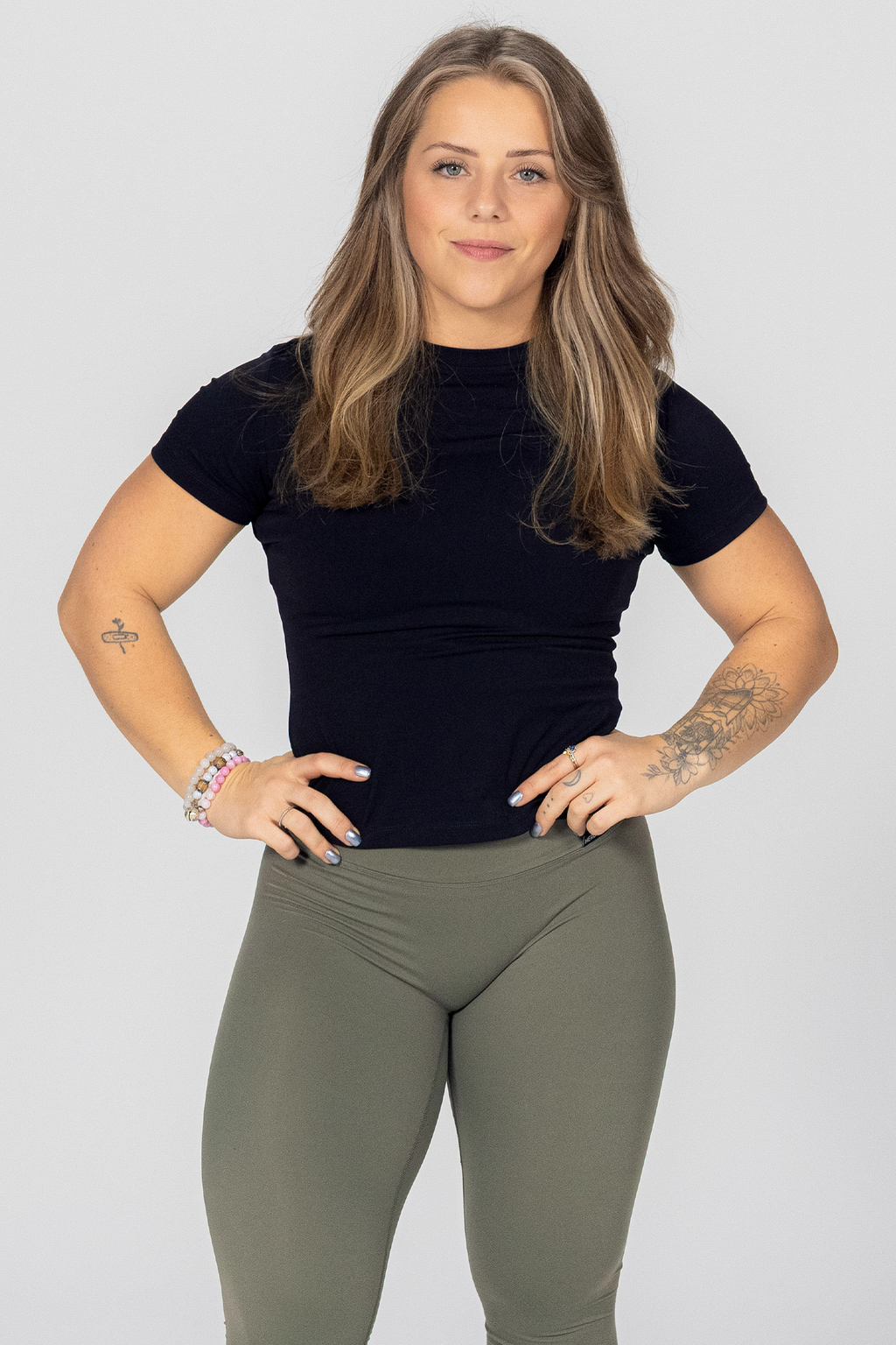 Joelle Open Back Tee - Black