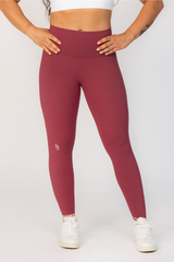 Chantal Leggings - Red Wine