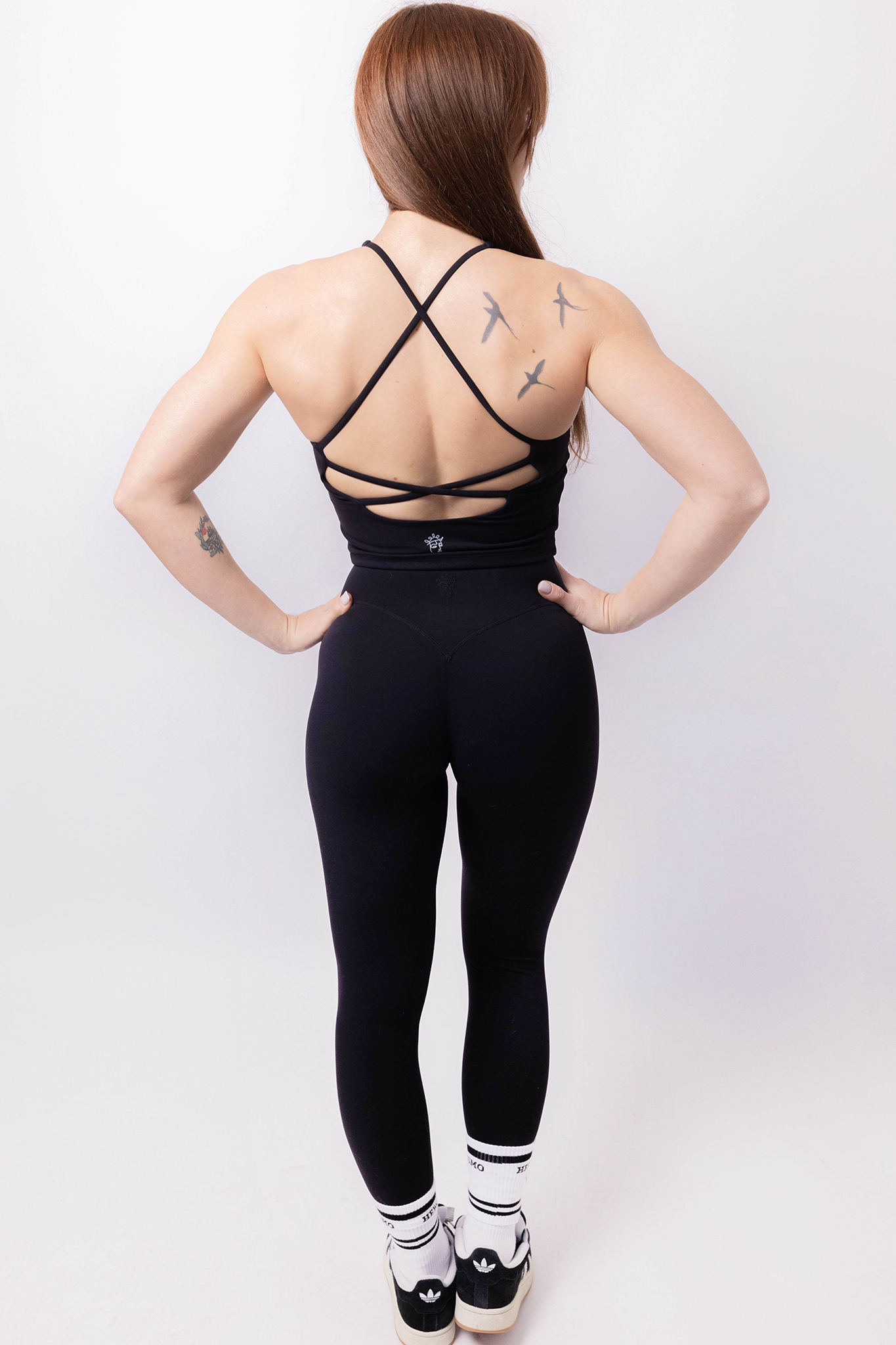 Florine Leggings - Black (Hidden Scunch)