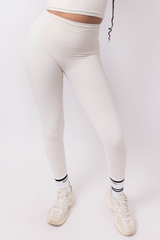 Florine Leggings - Latte (Hidden Scunch)