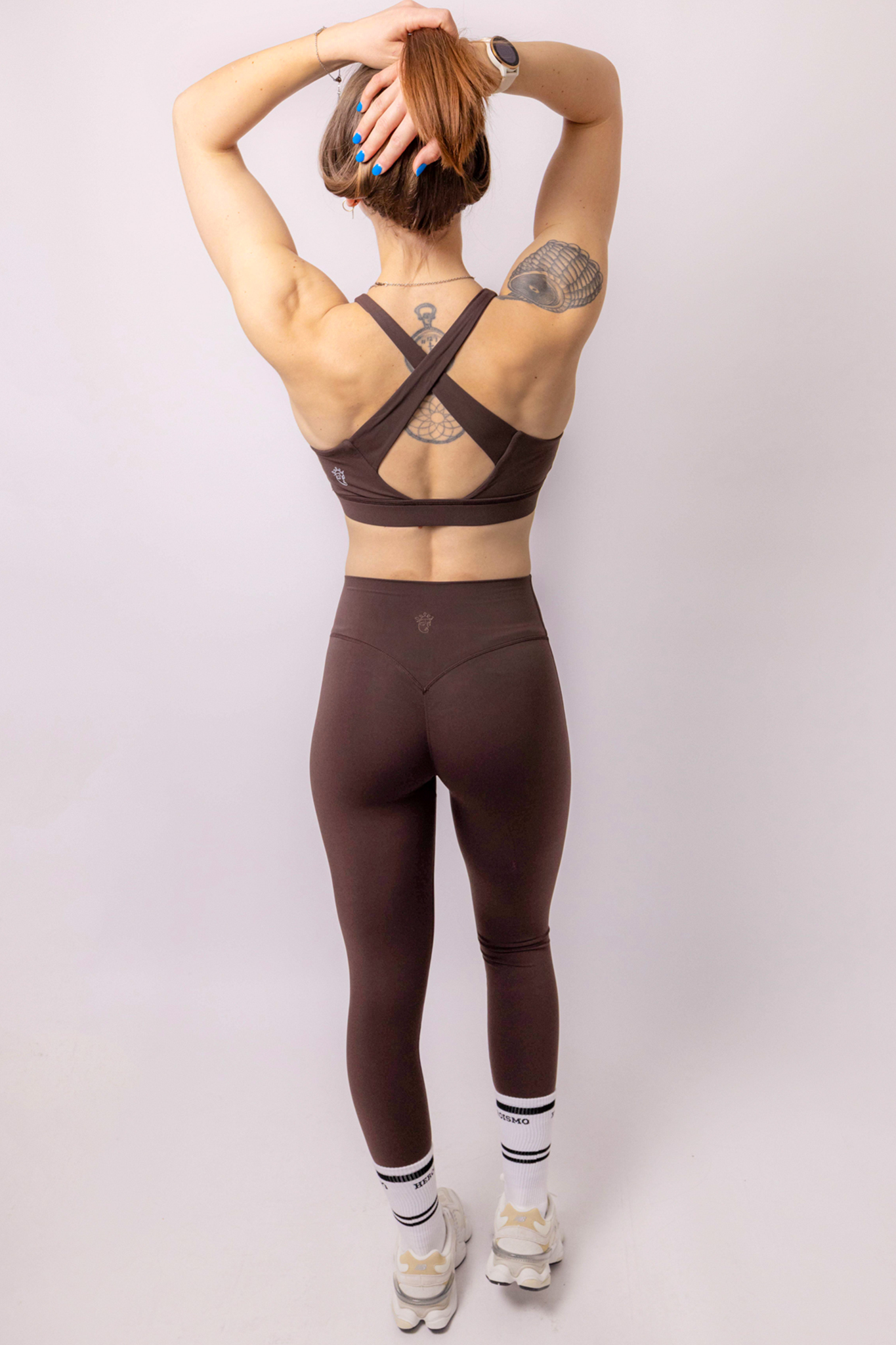 Florine Leggings - Espresso (Hidden Scrunch)