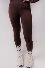 Florine Leggings - Espresso (Hidden Scunch)