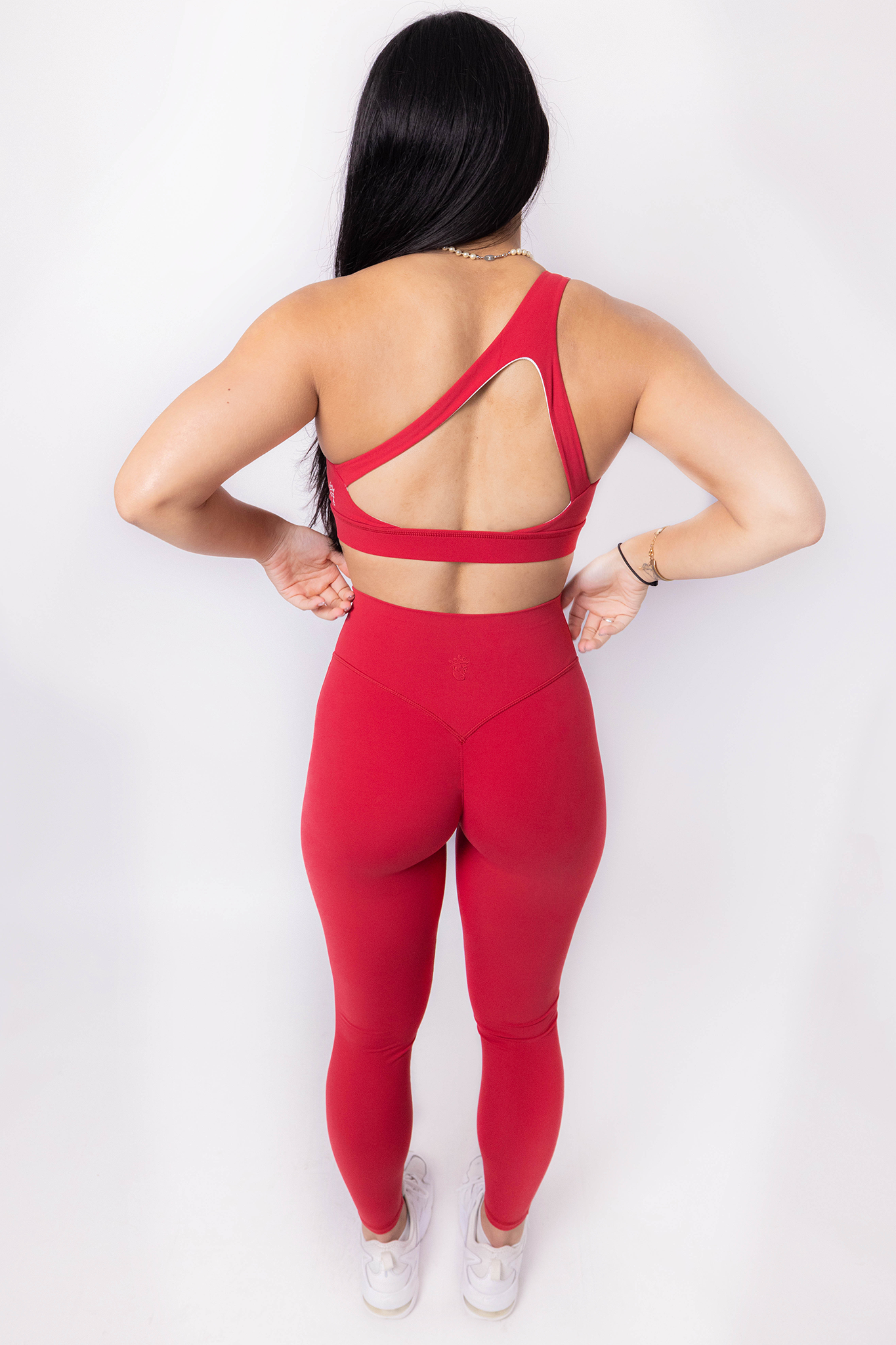 Florine Leggings - Ruby (Hidden Scunch)