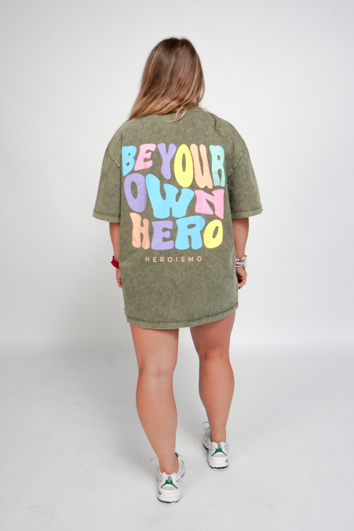 J-P Oversized T-shirt - Crocodile Green