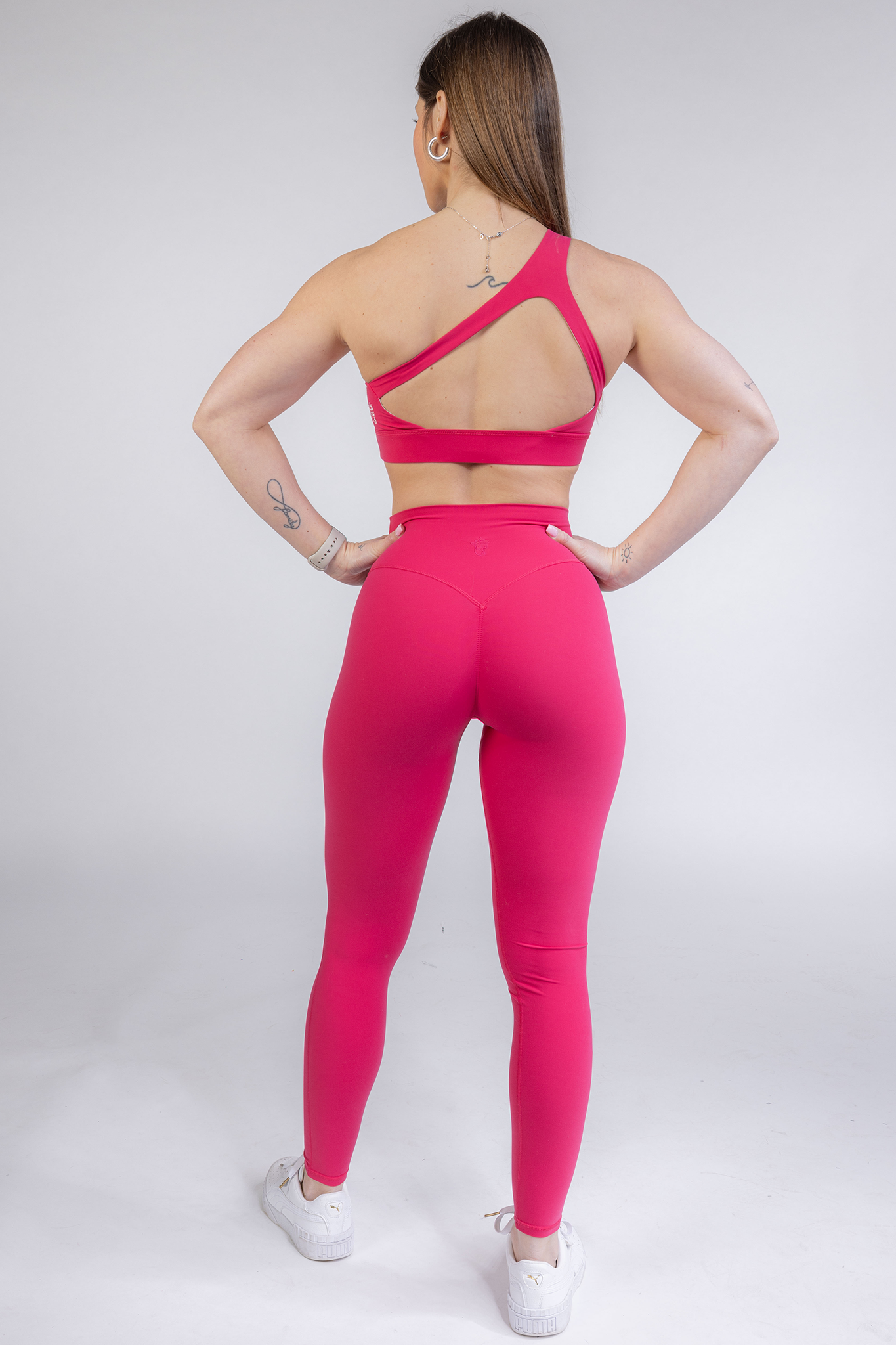 Florine Leggings - Pink Paradise  (Hidden Scrunch)