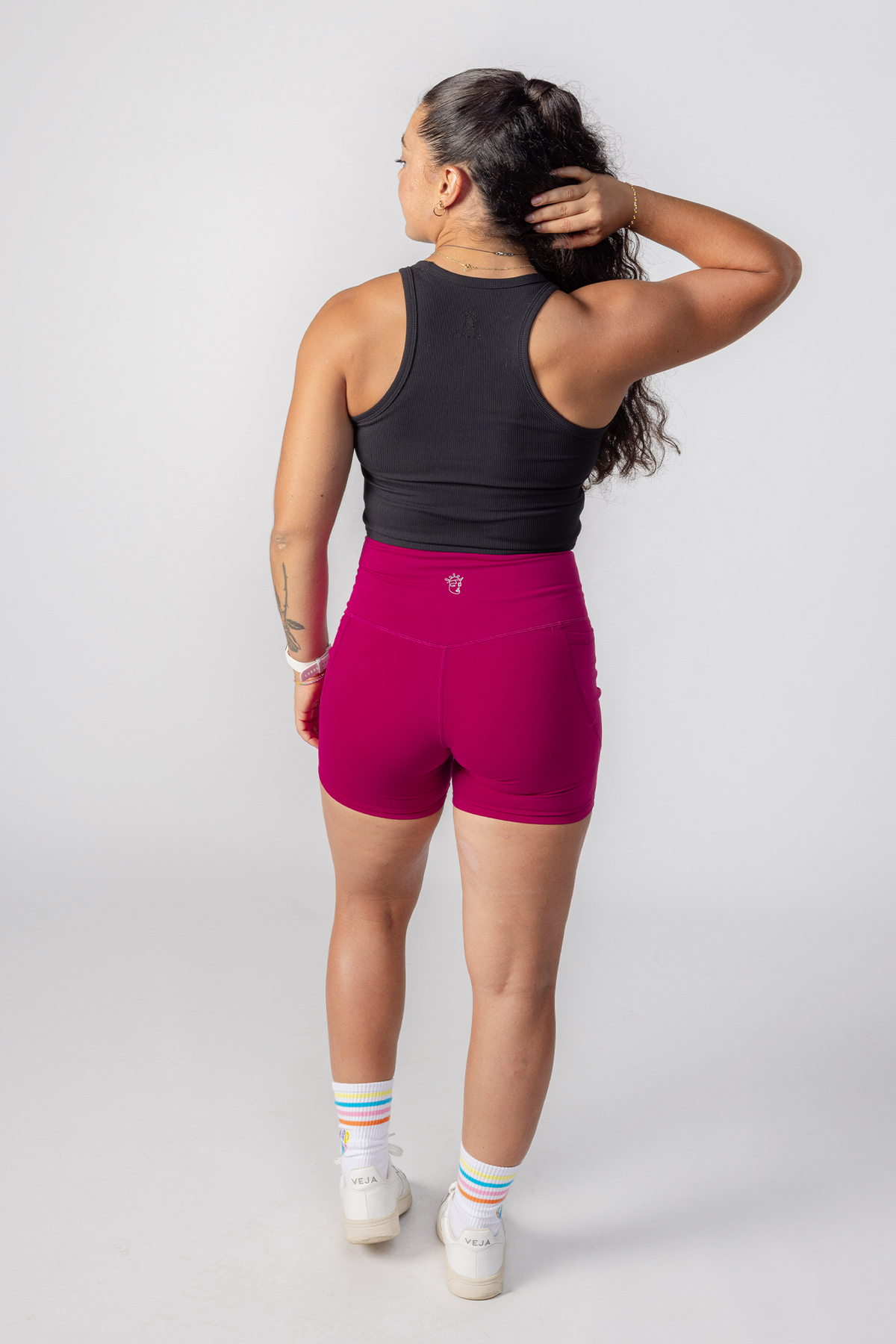 Morgane Ribbed Tank Top - Black