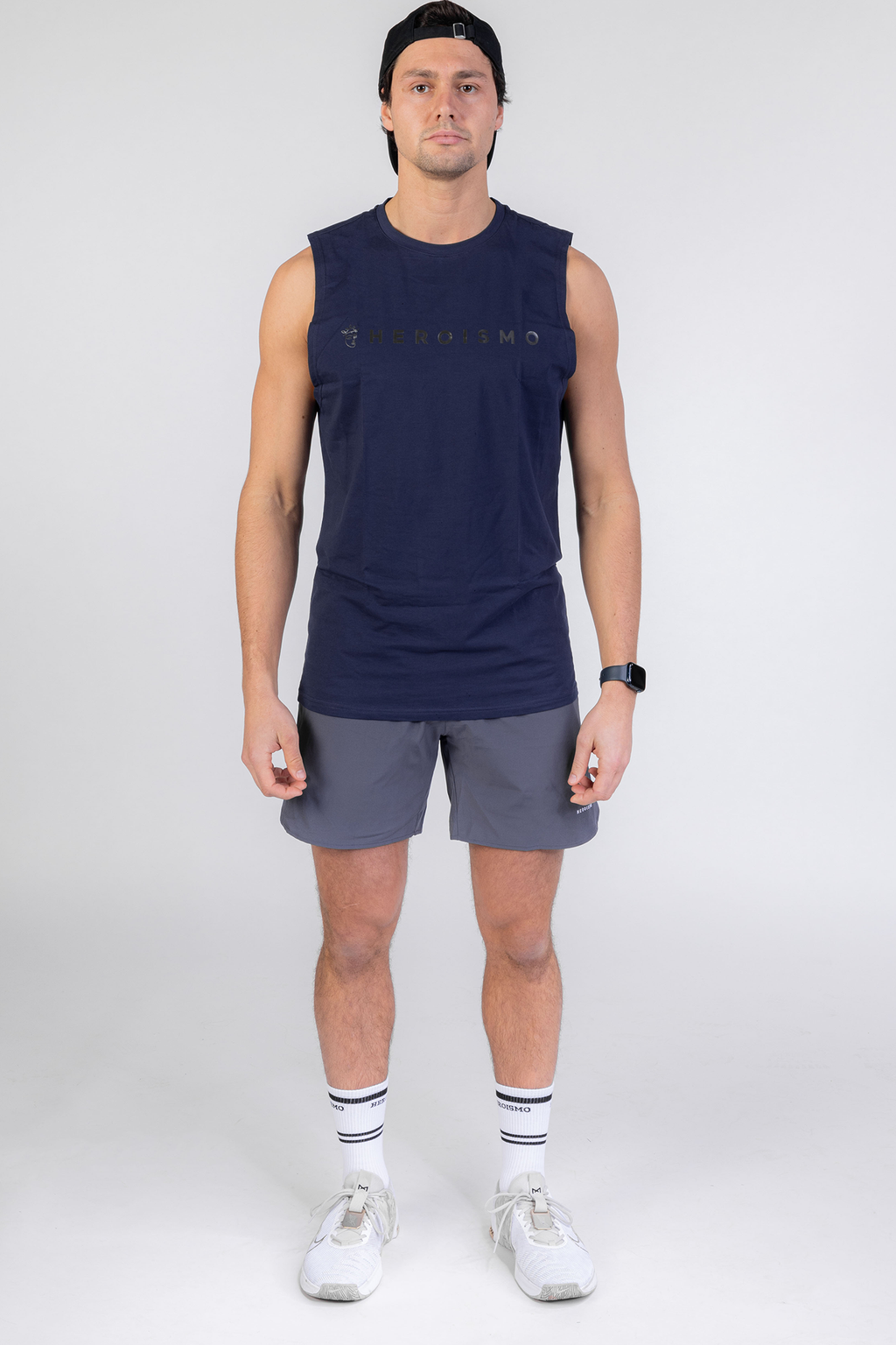 [Final Sale] Navid Tank Top - Navy Blue