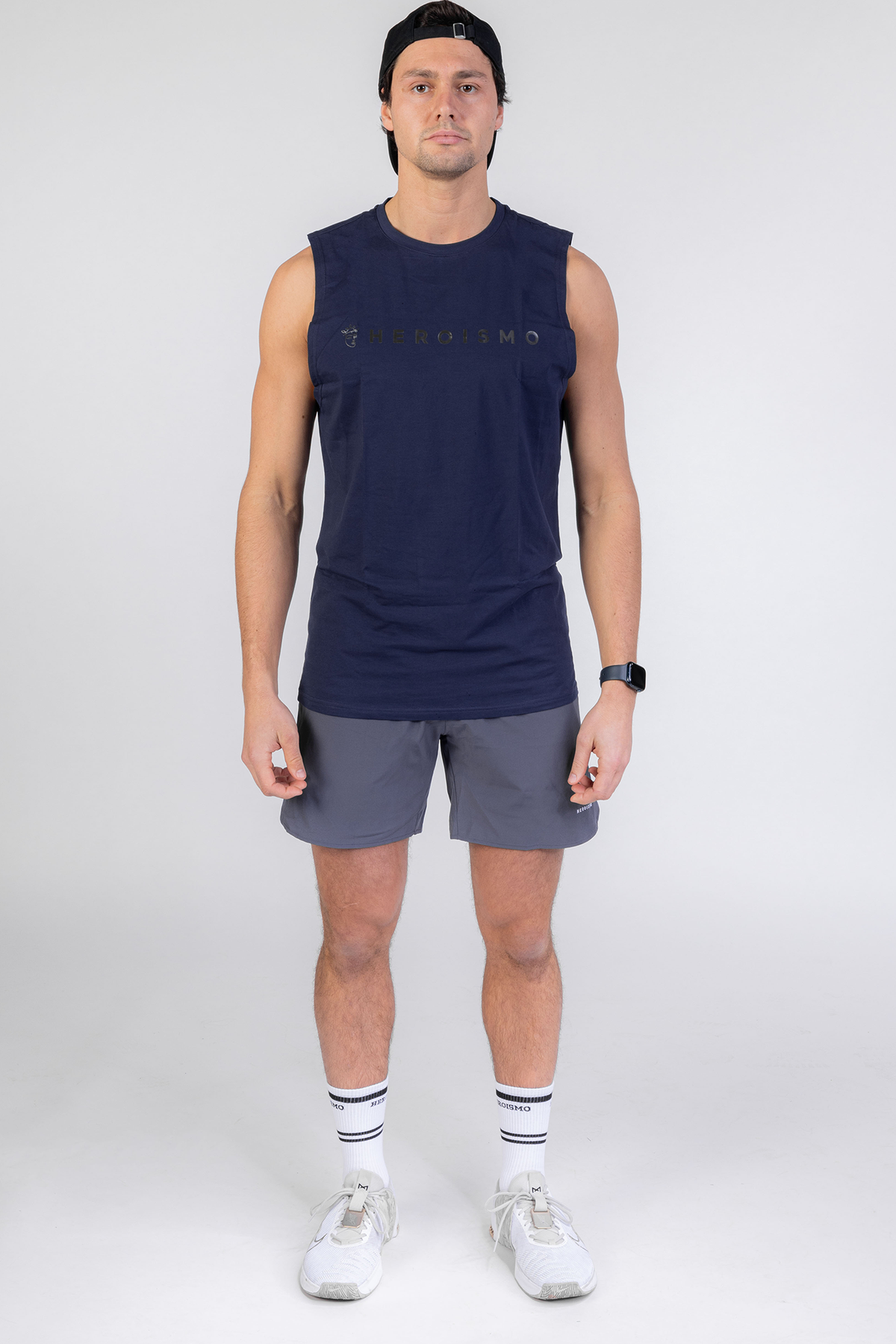 [Final Sale] Navid Tank Top - Navy Blue