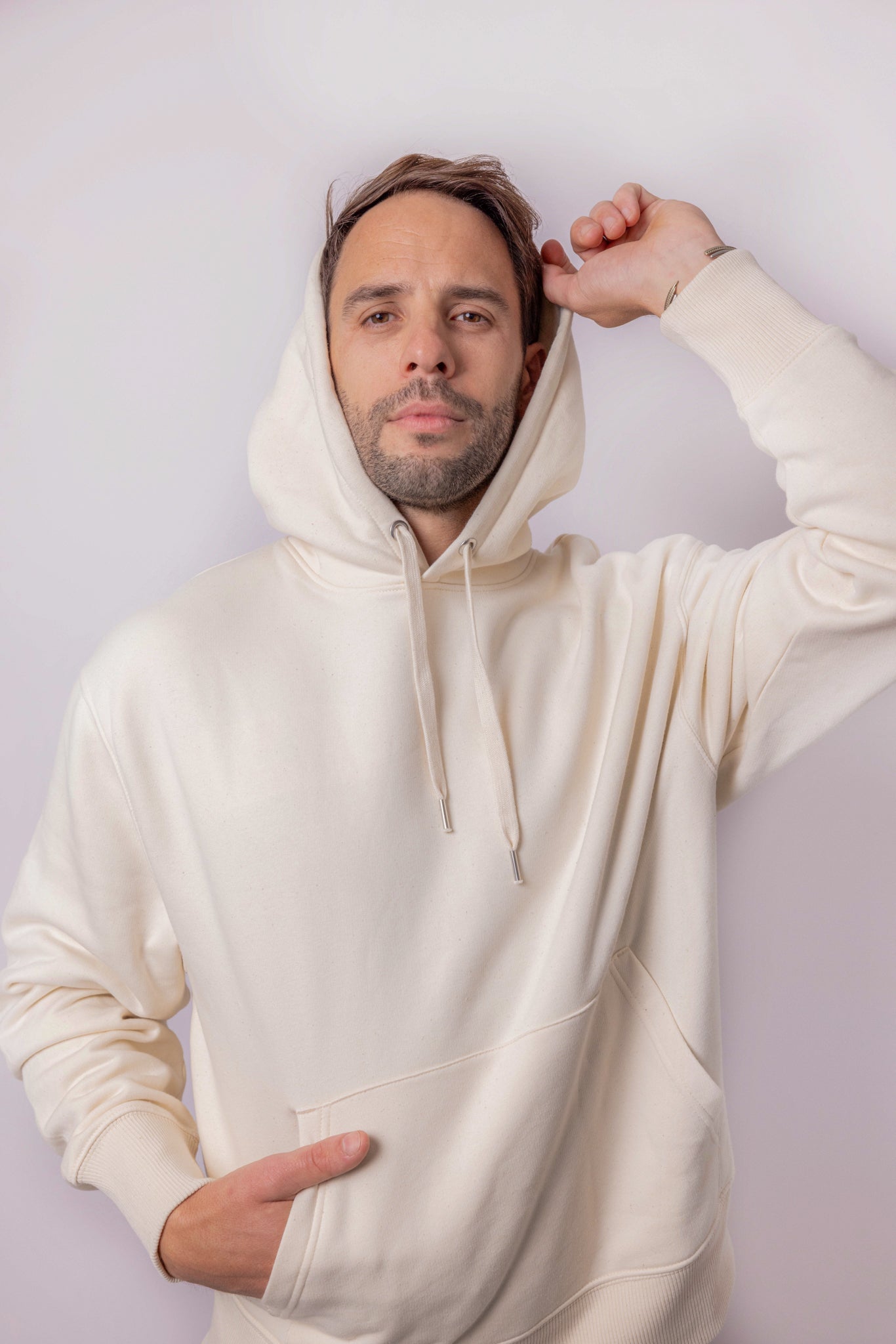 Espresso Hoodie - Cream