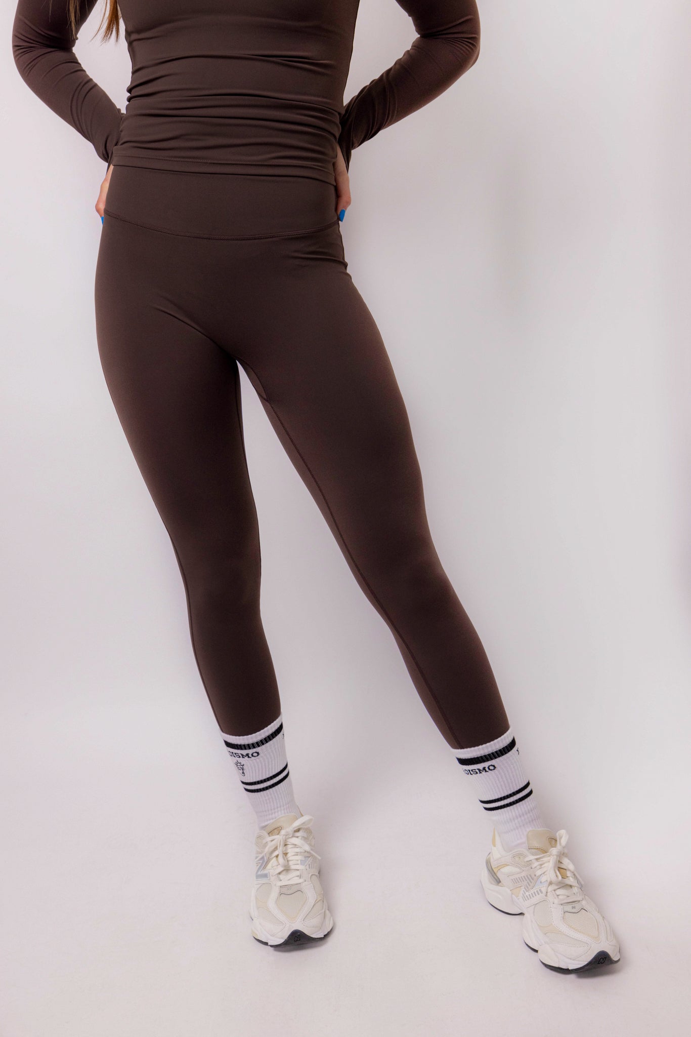 Florine Leggings - Espresso (Hidden Scunch)