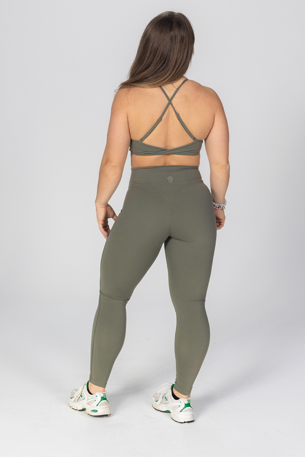 Florine Leggings - Sage Green (Hidden Scrunch)