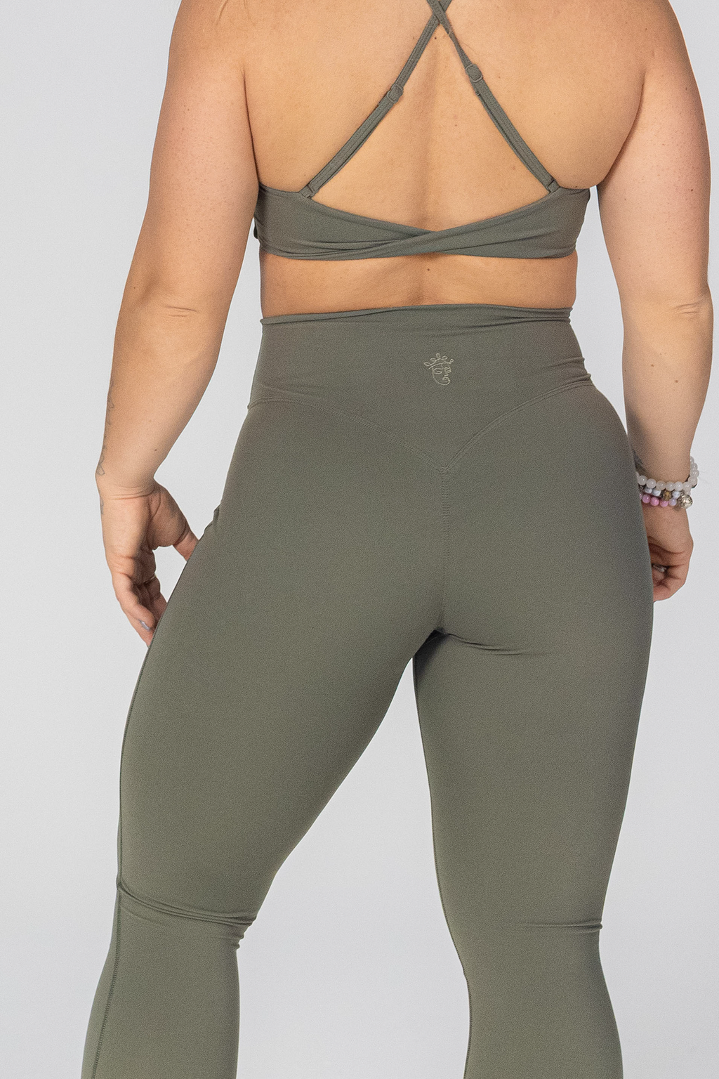 Florine Leggings - Sage Green (Hidden Scrunch)