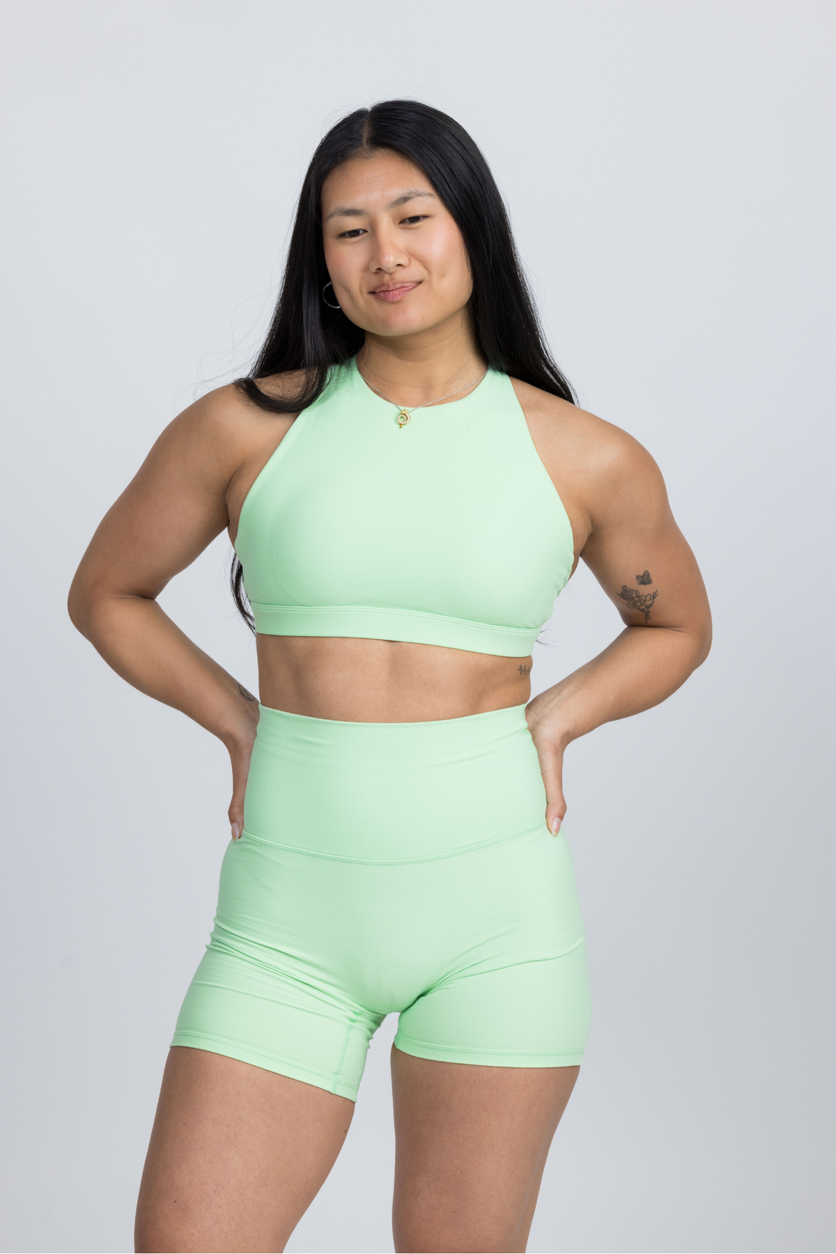 (Pre-Order) Claire Shorts V3 No Pockets - Kiwi
